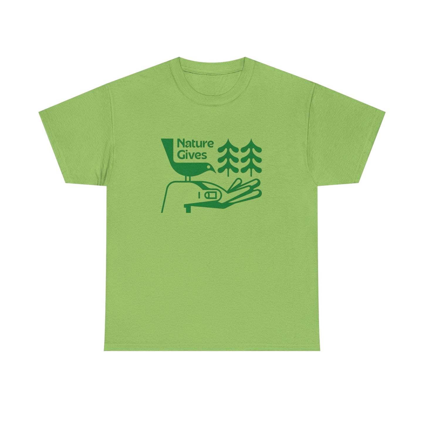 Nature Gives Vintage Graphic T Shirt NEW ADULT TEE Cotton