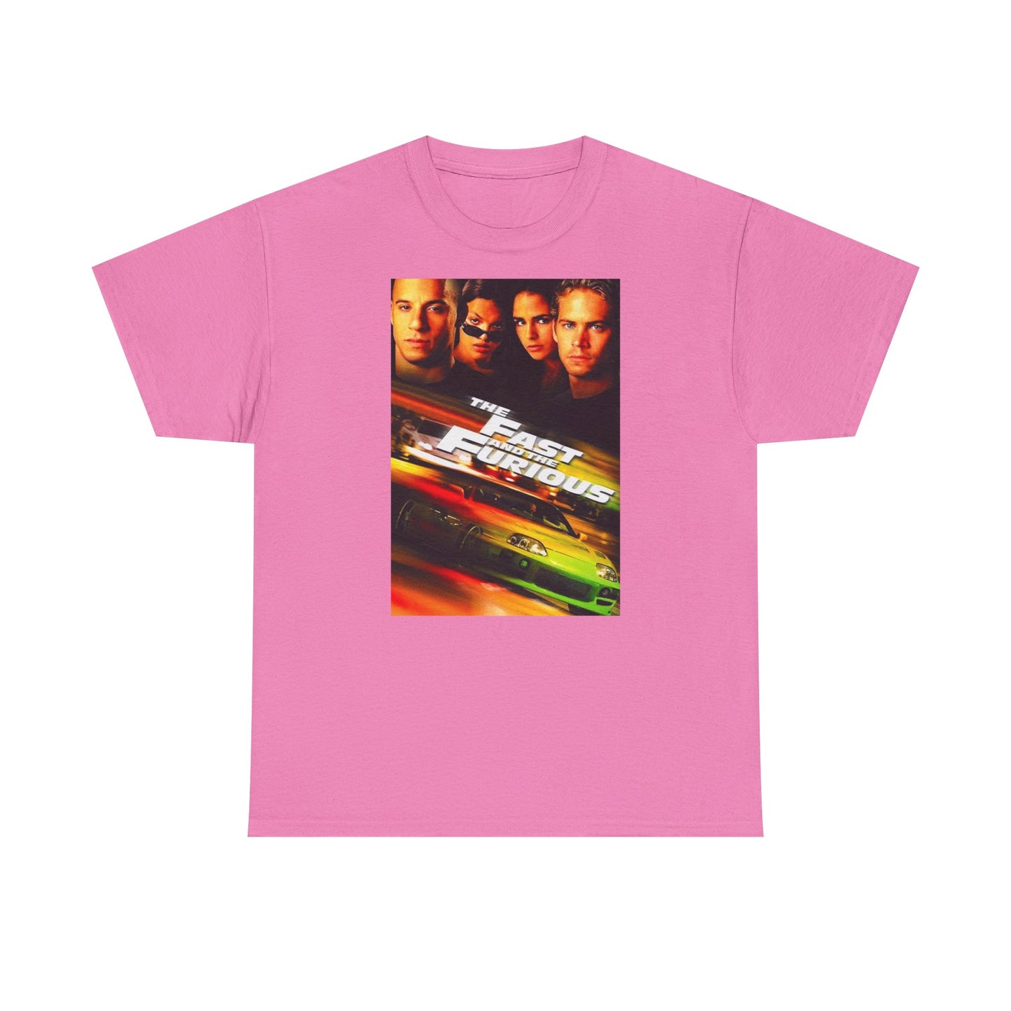 Fast and the furious T-shirt Retro Movie car club Cali Unisex Heavy Cotton Tee