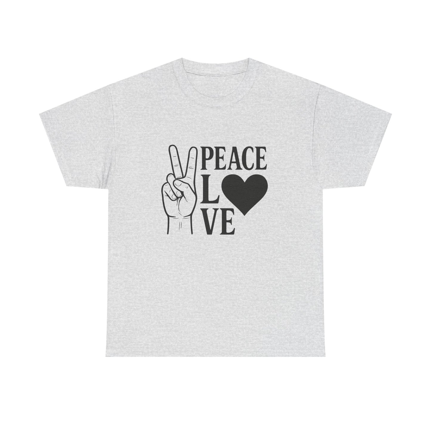 Peace And Love Graphic T Shirt Adult NEW