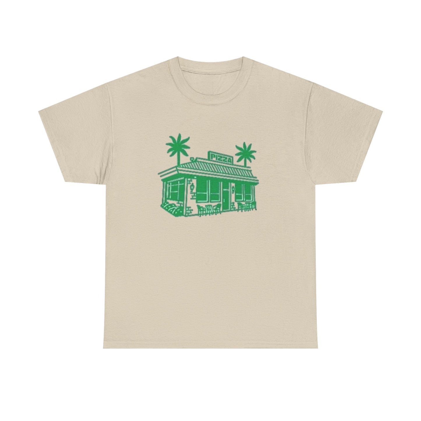 Pizza Shop Retro Graphic T Shirt NEW Vintage Unisex Heavy Cotton Tee