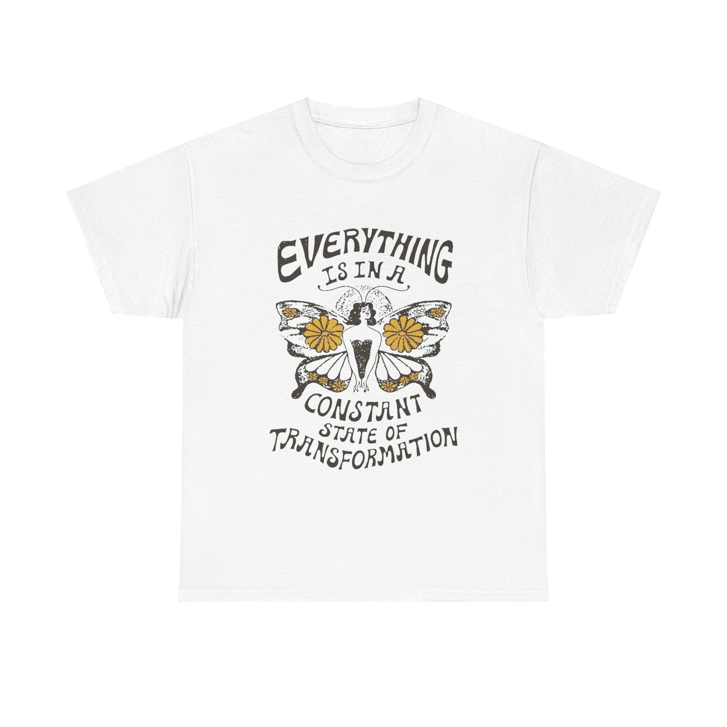 Butterfly Art Graphic T Shirt NEW ADULT Unisex Heavy Cotton Tee