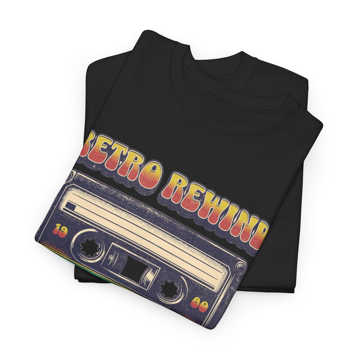 Retro Rewind Graphic T Shirt Men's  Heavy Cotton Tee
