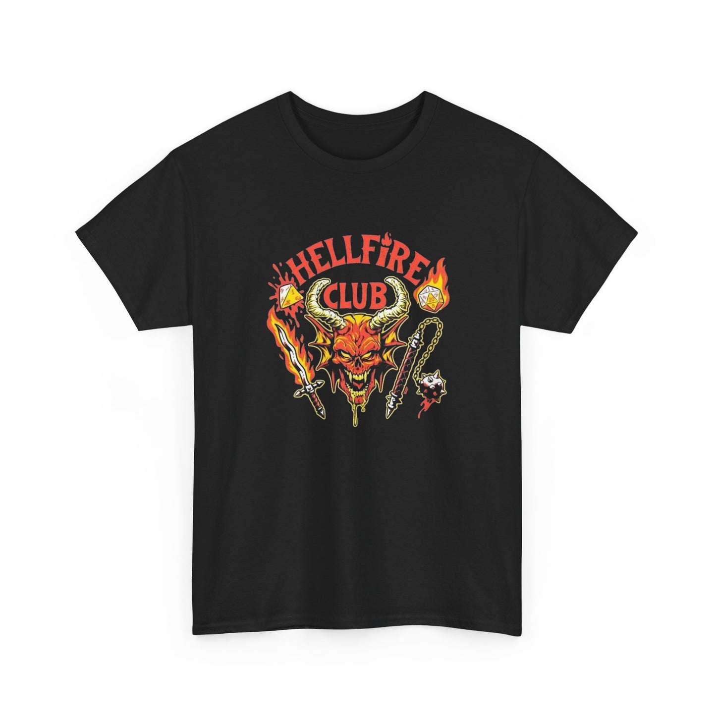 Hellfire Club Graphic T Shirt Unisex Heavy Cotton Tee