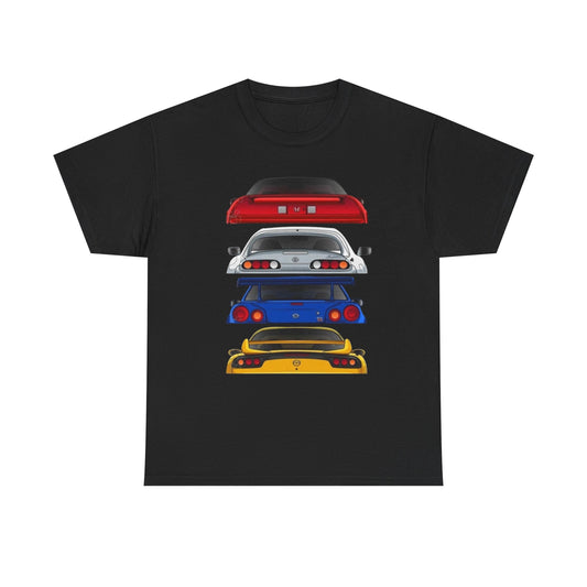 JDM Legends GTR NSX RX7 Supra Graphic T Shirt NEW ADULT Tee
