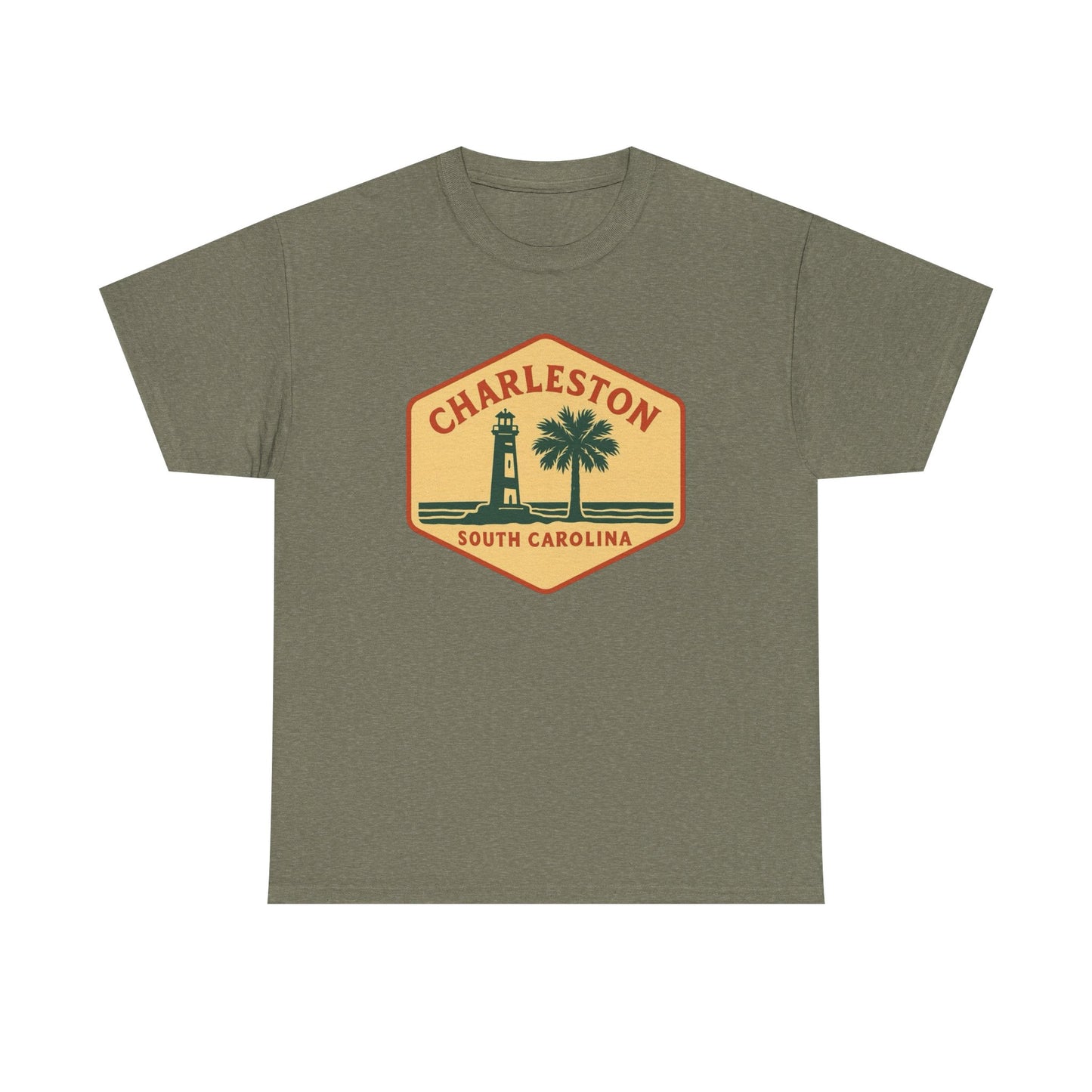 Charleston South Carolina Graphic T Shirt Heavy Cotton Tee