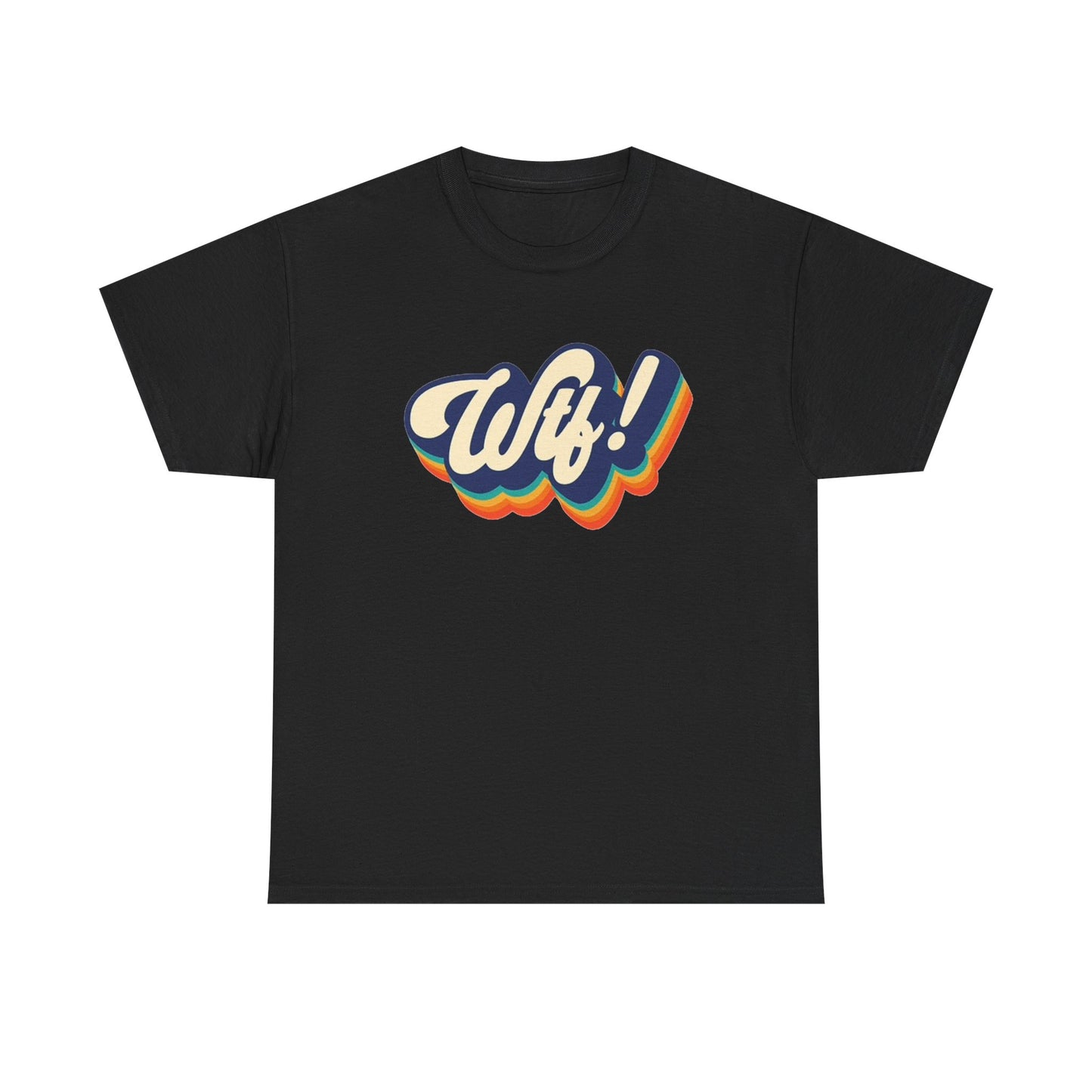 WTF Funny Graphic T Shirt BRAND NEW Apparel Unisex Heavy Cotton Tee
