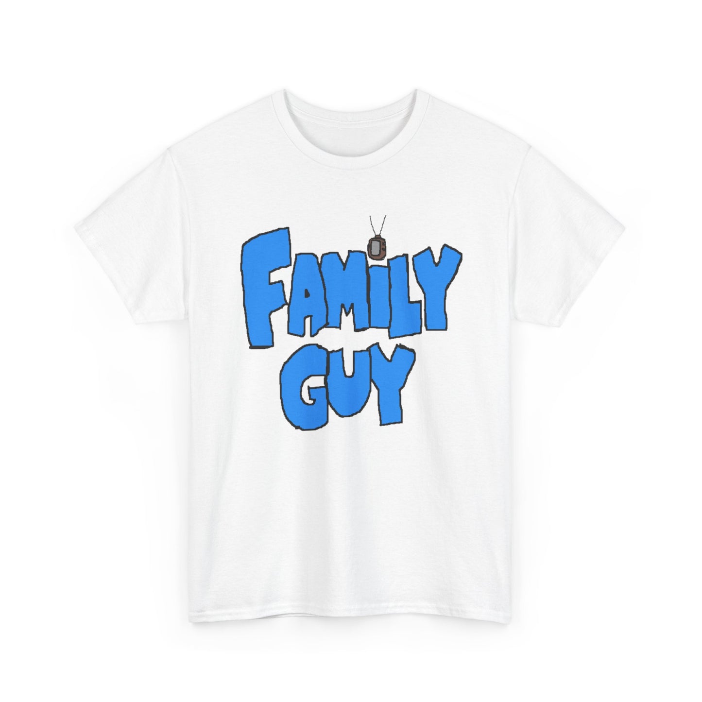 Family Guy Graphic T Shirt Hand Drawn Cartoon logo Unisex Heavy Cotton Tee