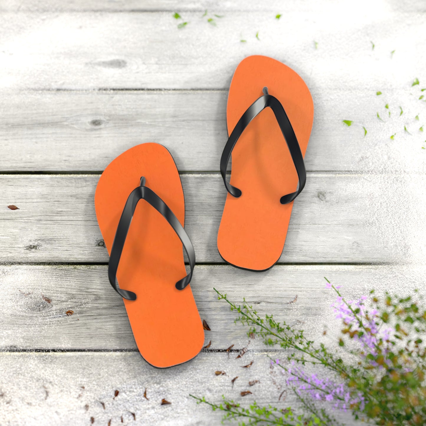 Pale Orange Flip Flops, Sandals Slides, Summer Footwear, Brand New