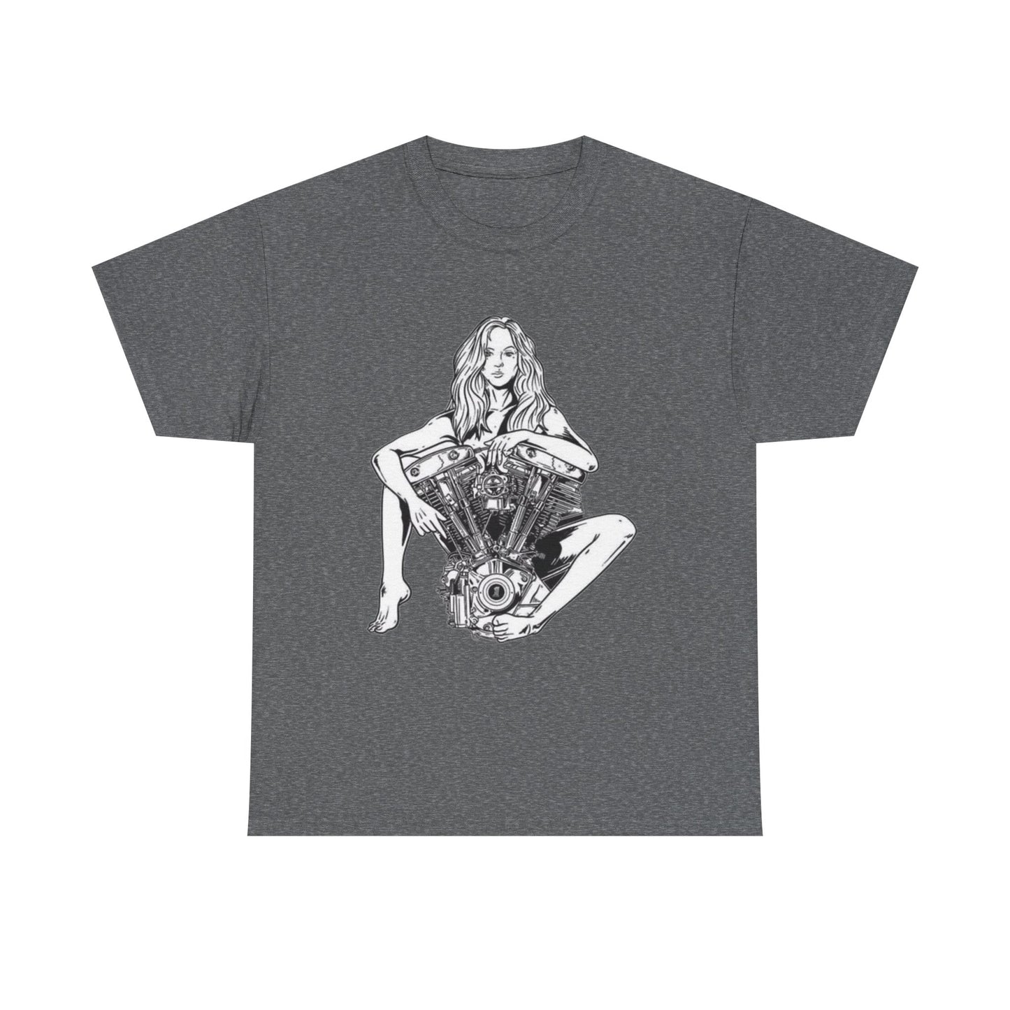 V Twin Motorcycle Model Graphic T Shirt NEW Unisex Heavy Cotton Tee