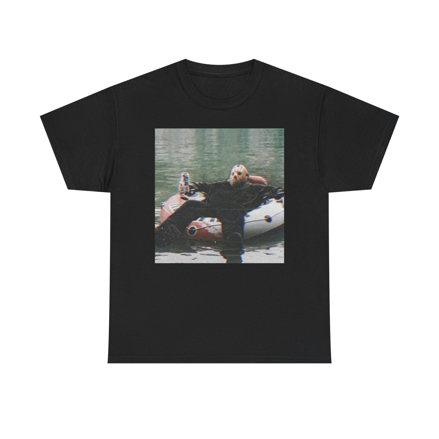 Summer Horror Vibes Funny Graphic T Shirt Men's Heavy Cotton Tee