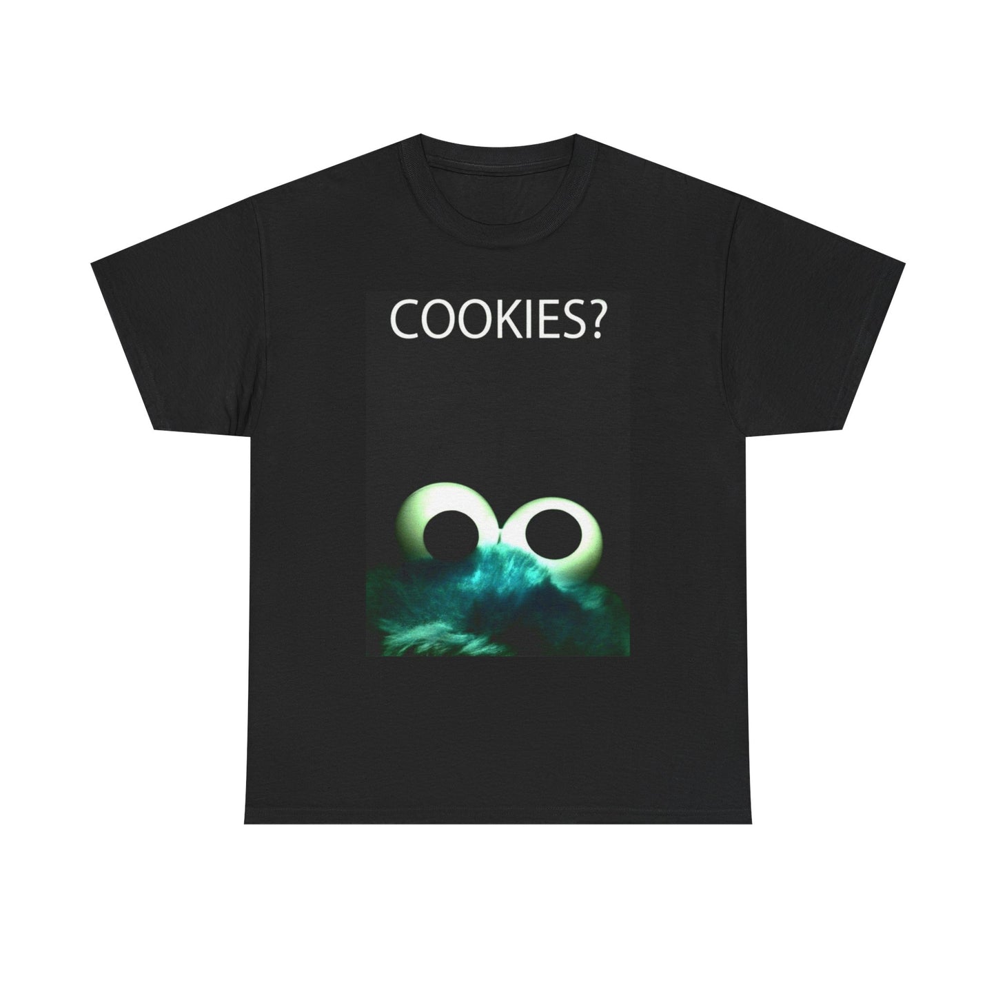 Cookies Funny Graphic T Shirt Vintage Tv Monster Unisex Heavy Cotton Tee