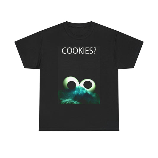 Cookies Funny Graphic T Shirt Vintage Tv Monster Unisex Heavy Cotton Tee