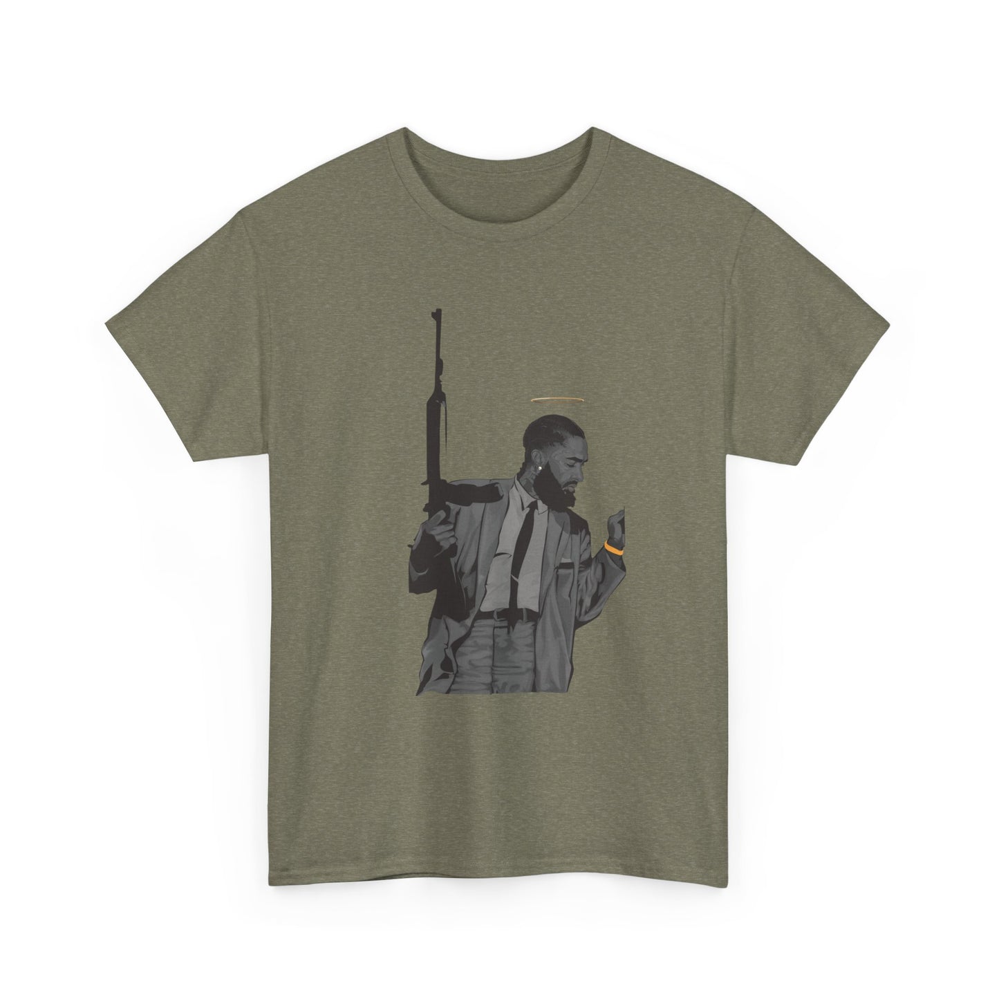 Malcolm X Hustle Rap Hip Hop Cali Graphic T Shirt Heavy Cotton Tee NEW Gift