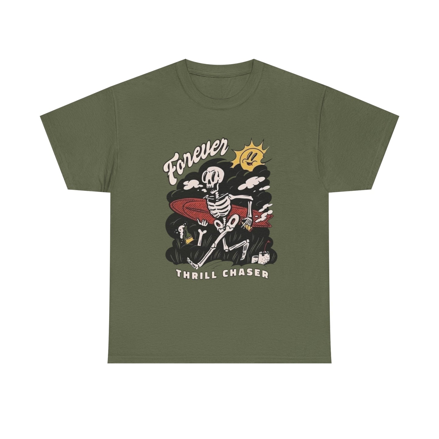 Forever Thrill Chaser Graphic T Shirt NEW Adult Tee