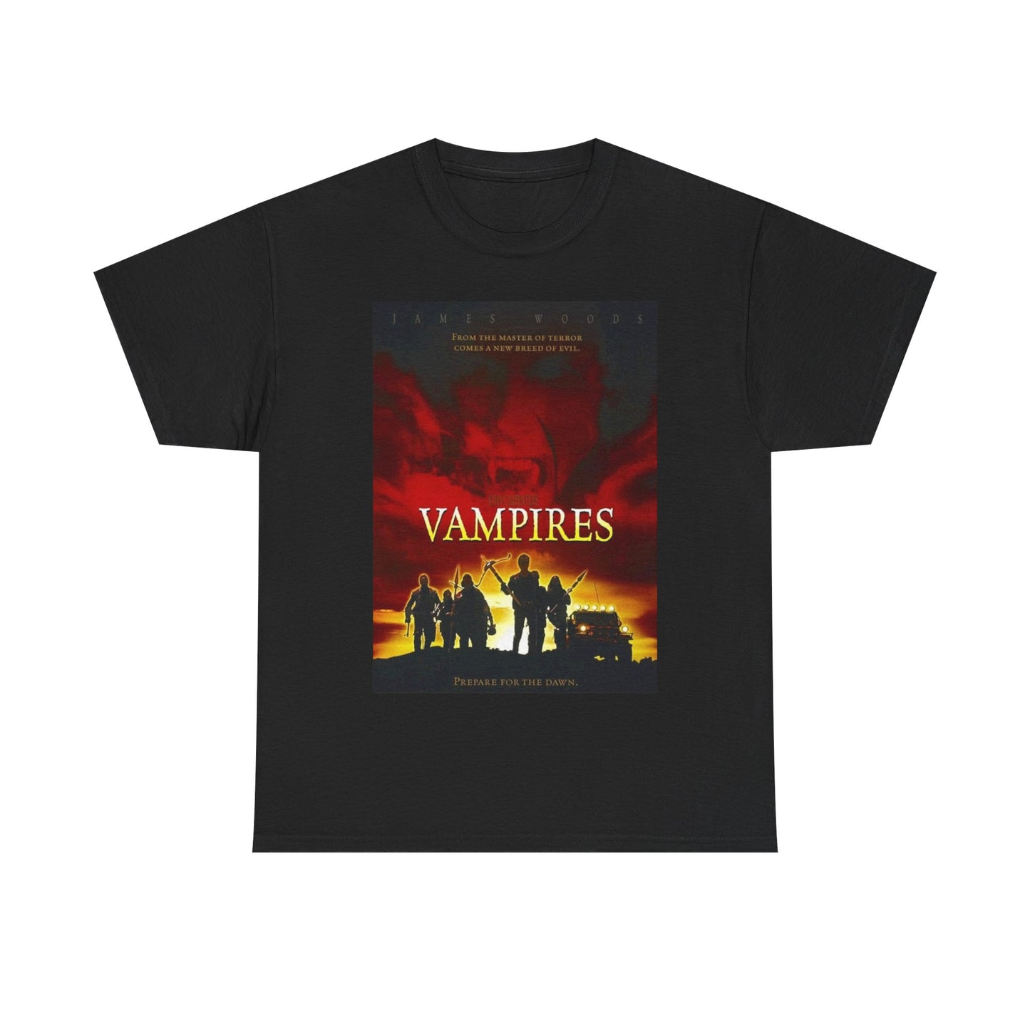 James Woods Vampire Movie Poster Shirt Retro Horror Unisex Heavy Cotton Tee