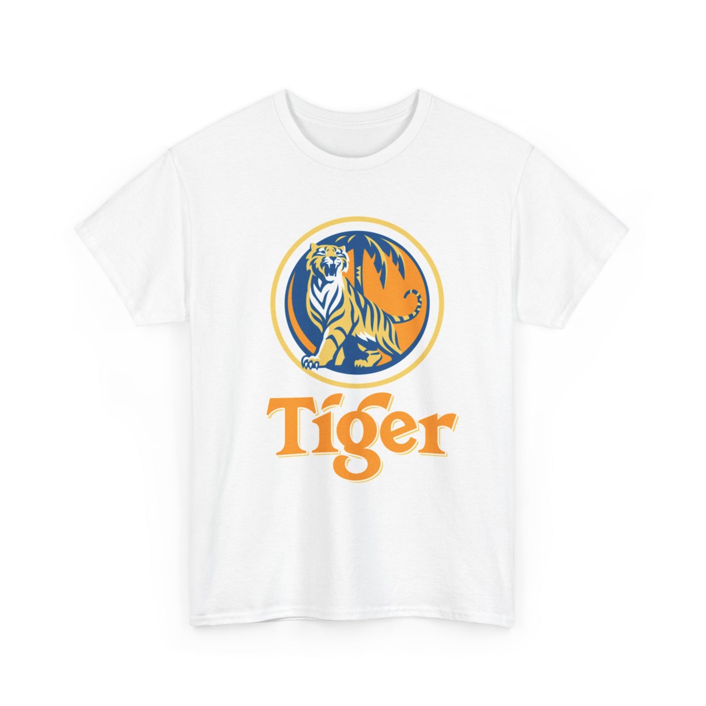 Tiger Beer Graphic T Shirt Vintage Logo Unisex Heavy Cotton Tee