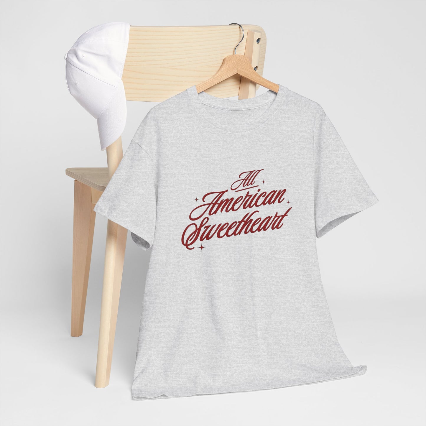 The All American Sweetheart Graphic T Shirt NEW ADULT Unisex Heavy Cotton Tee