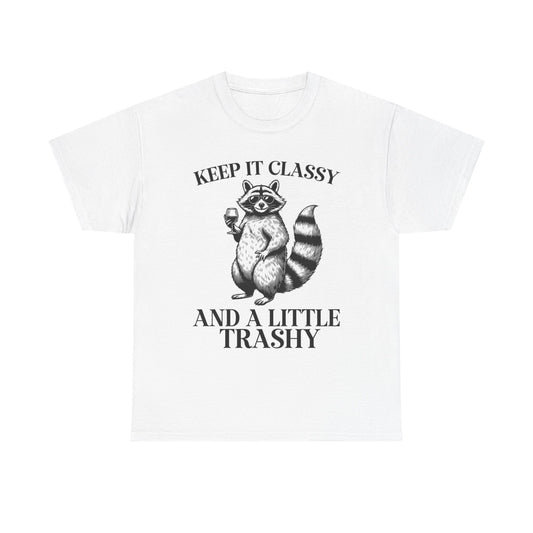 Keep It Classy Graphic T Shirt Vintage Funny Retro Unisex Heavy Cotton Tee