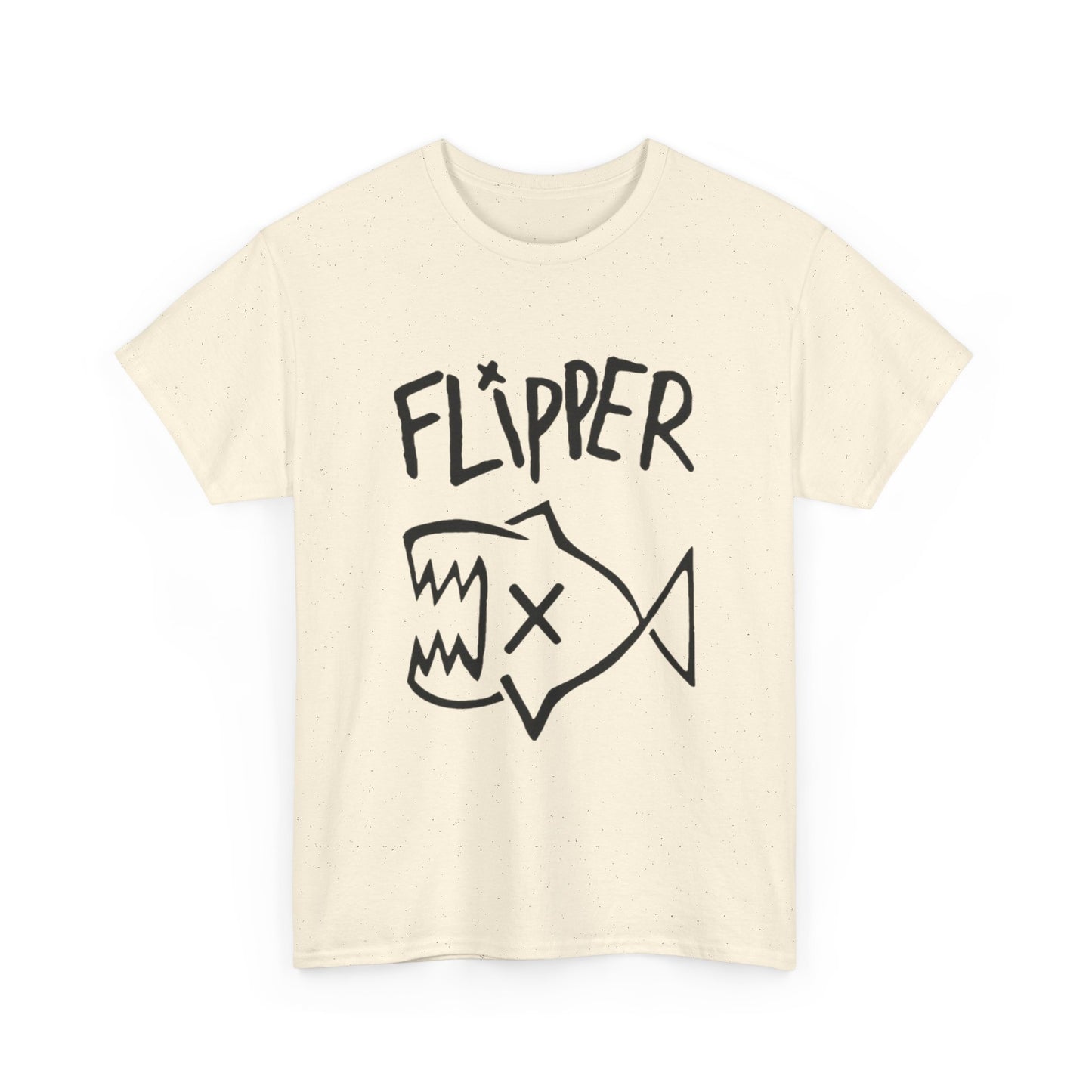 Flipper Graphic T Shirt Unisex Heavy Cotton Tee