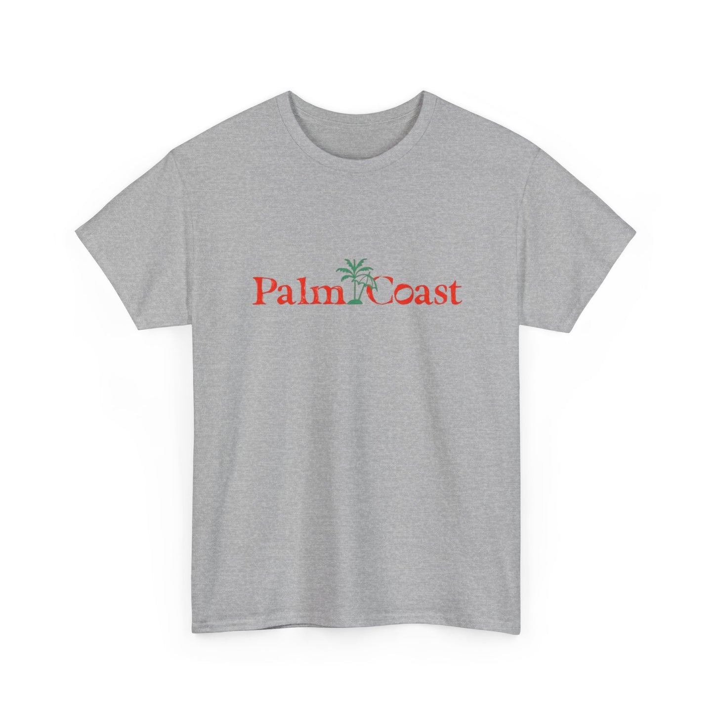 Palm Coast Graphic T Shirt NEW Adult Unisex Heavy Cotton Tee