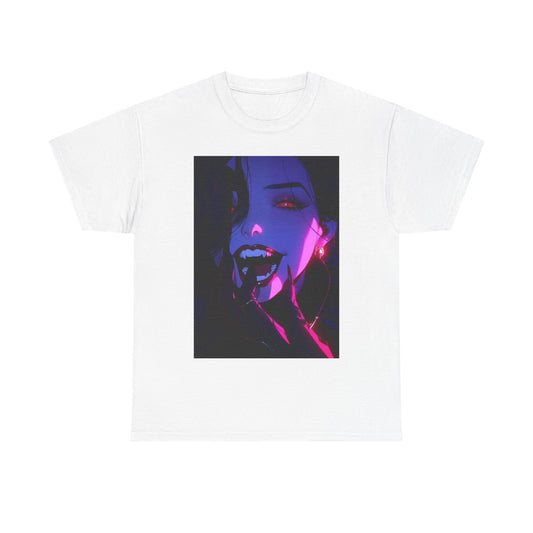 Waifu Anime T-shirt Girl Graphic Cartoon Retro Gaming Unisex Heavy Tee Gamer 8