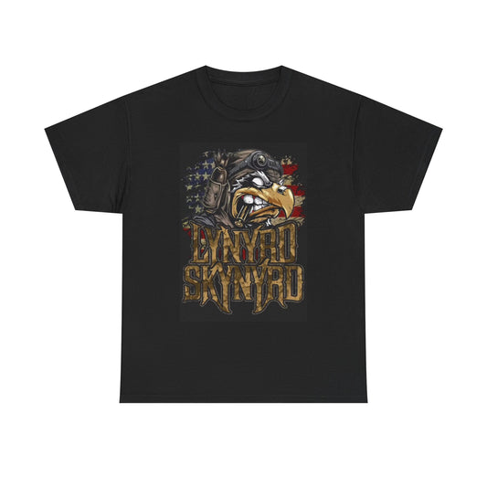 lynyrd Skynyrd Graphic T Shirt Vintage Bald Eagle America Rock Unisex Retro