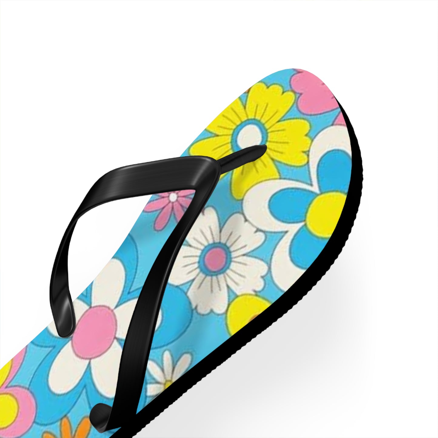 Pastel Flowers Sandals Summer Flip Flops Slides BRAND NEW