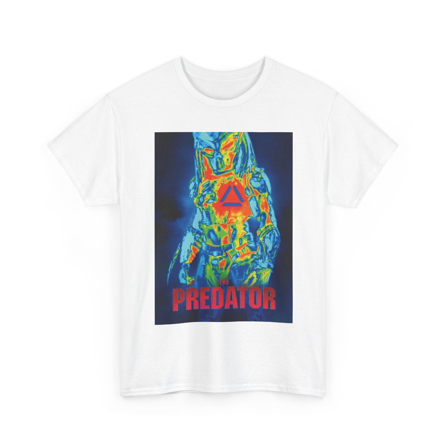 Predator Tshirt Vintage Movie Poster 80s Retro Aliens Unisex Heavy Cotton Tee
