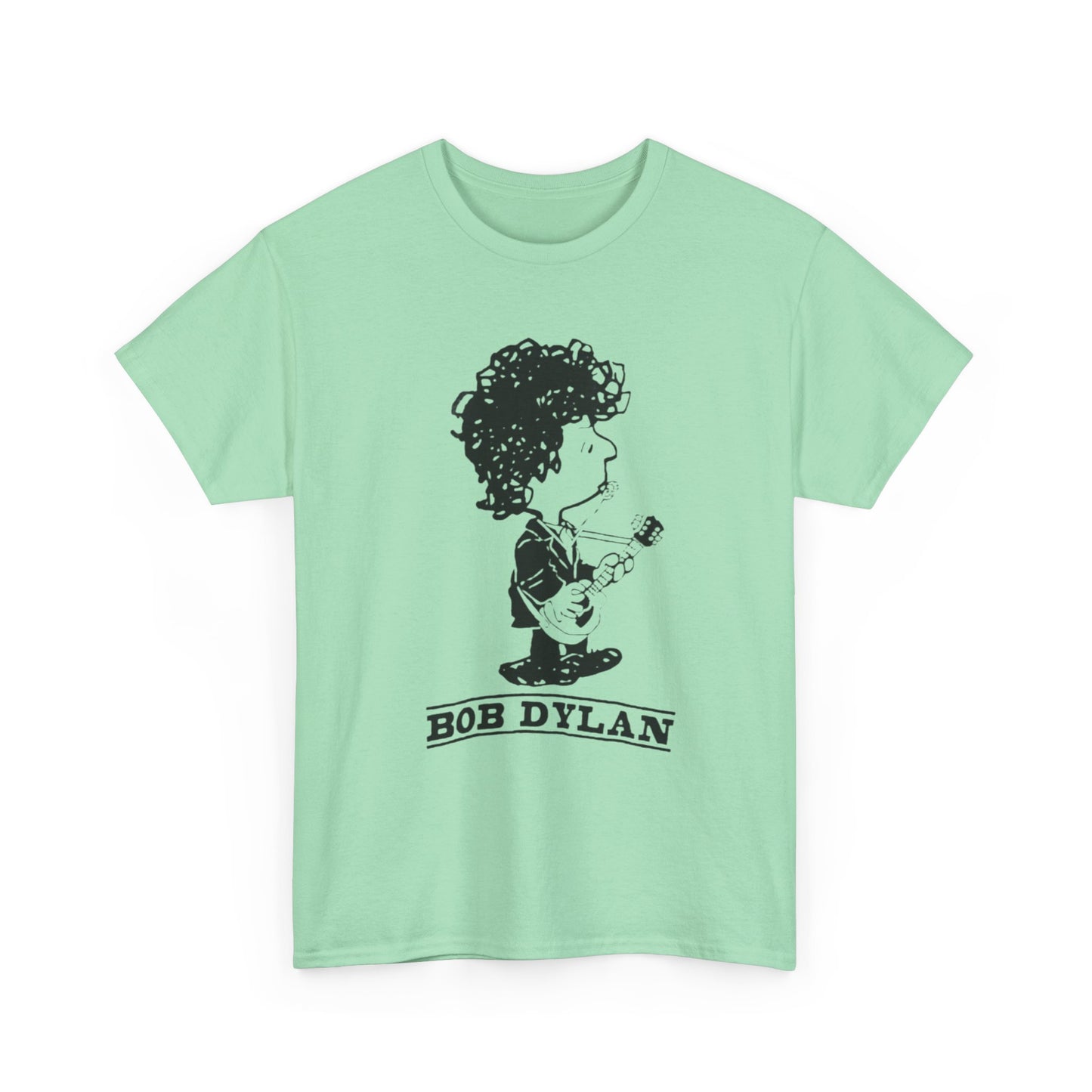Bob Dylan Graphic T Shirt Vintage Rock Blue Grass Retro Unisex Heavy Cotton Tee