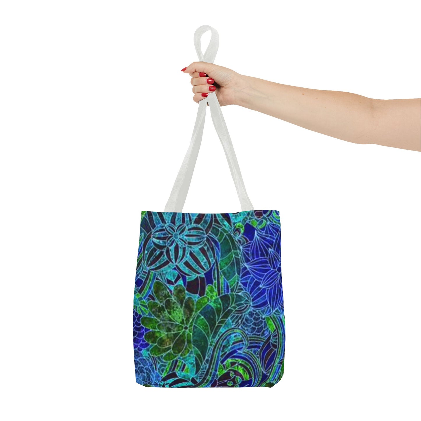 Blue And Green Multi Color BRAND NEW MODERN Tote Bag (AOP)