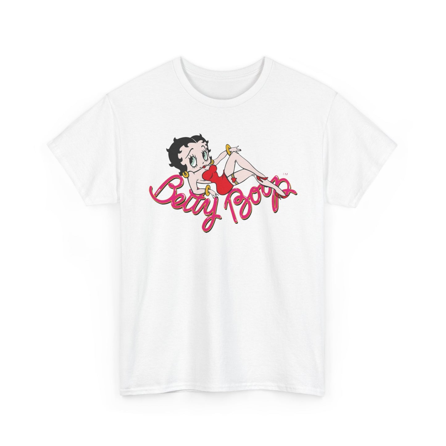 Betty Boop Graphic T Shirt Vintage Retro Art Unisex Heavy Cotton Tee 2