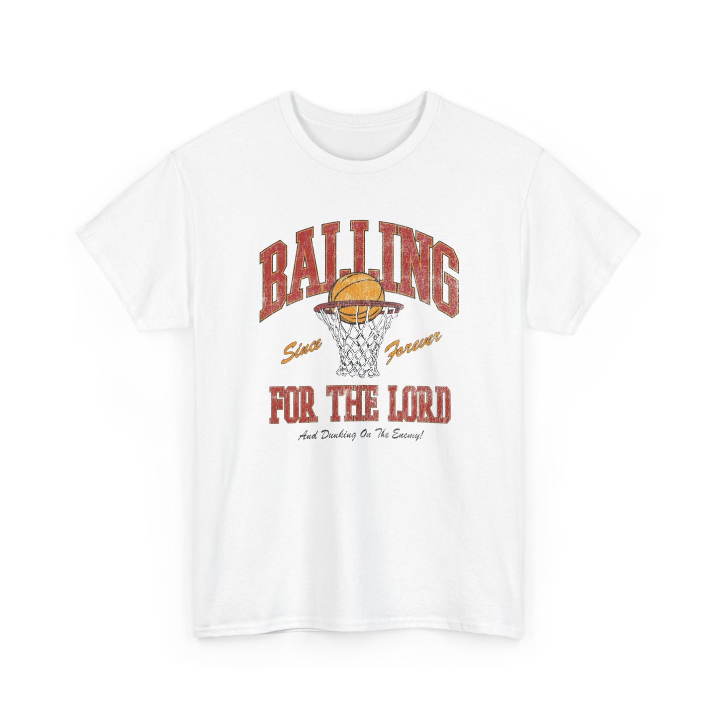 Balling For The Lord Graphic T Shirt ADULT NEW