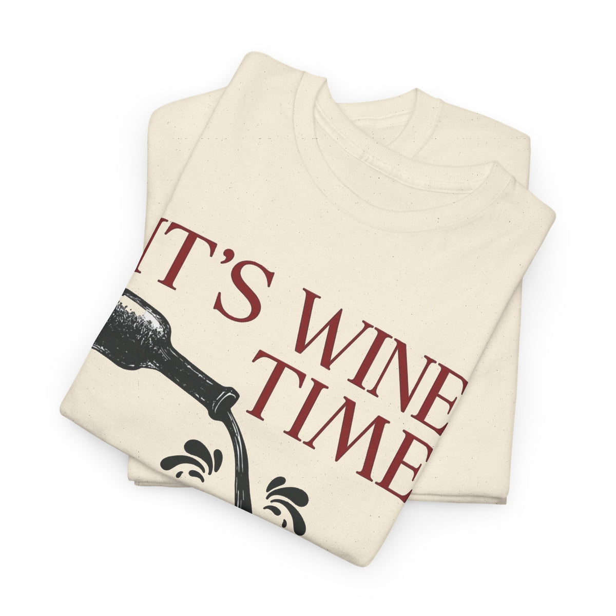 It's Wine Time Every Day T-Shirt, Wine Bottle Chessboard Design Men's Graphic Tee
