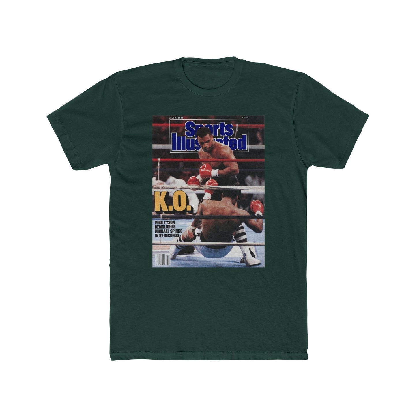 Mike Tyson Tshirt vintage New York  Men's Cotton Crew Tee boxing mma wrestling