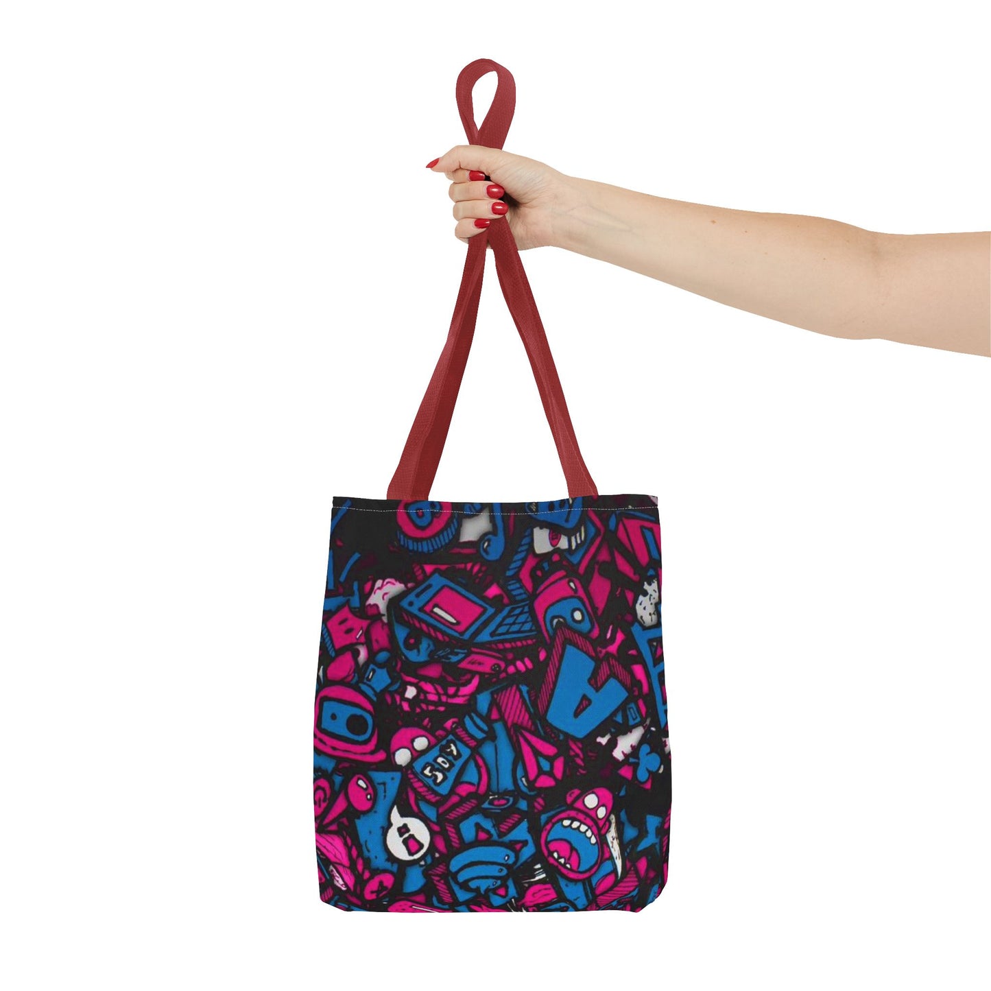 Cartoon Characters All Over Print BRAND NEW Purse, Pocketbook,Travel Tote Bag
