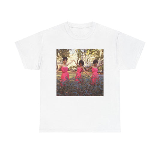 The Supremes Tshirt Vintage Diana Ross Retro Poster Unisex Heavy Cotton Tee 70s