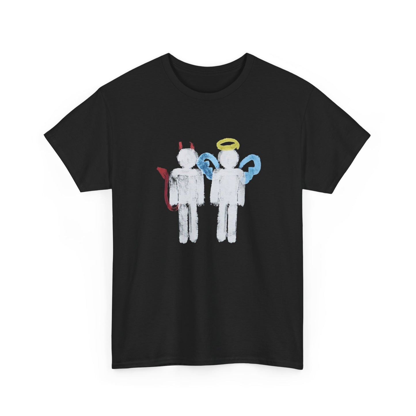 Angels And Devils Graphic T-Shirt Unisex Heavy Cotton Tee NEW GIFT