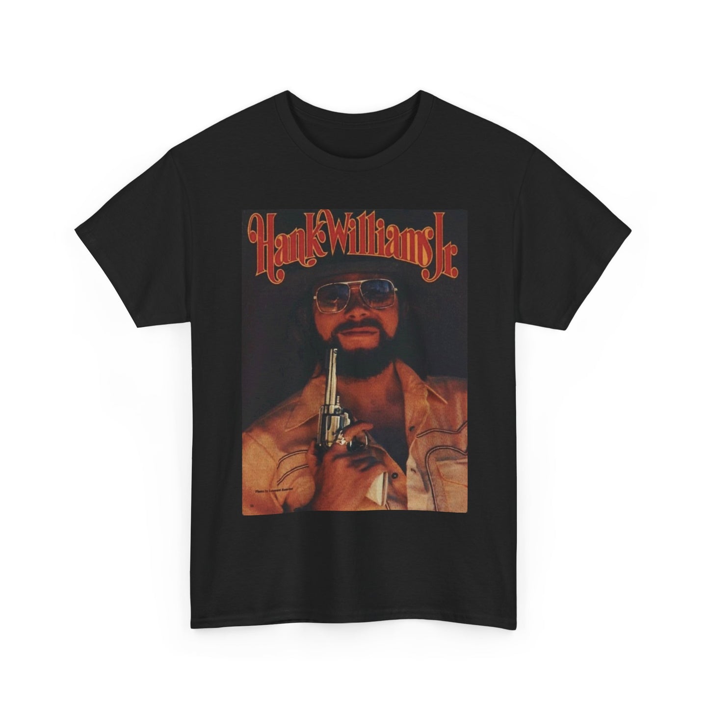 Hank williams jr T-shirt vintage country wallen retro Unisex Heavy Cotton Tee