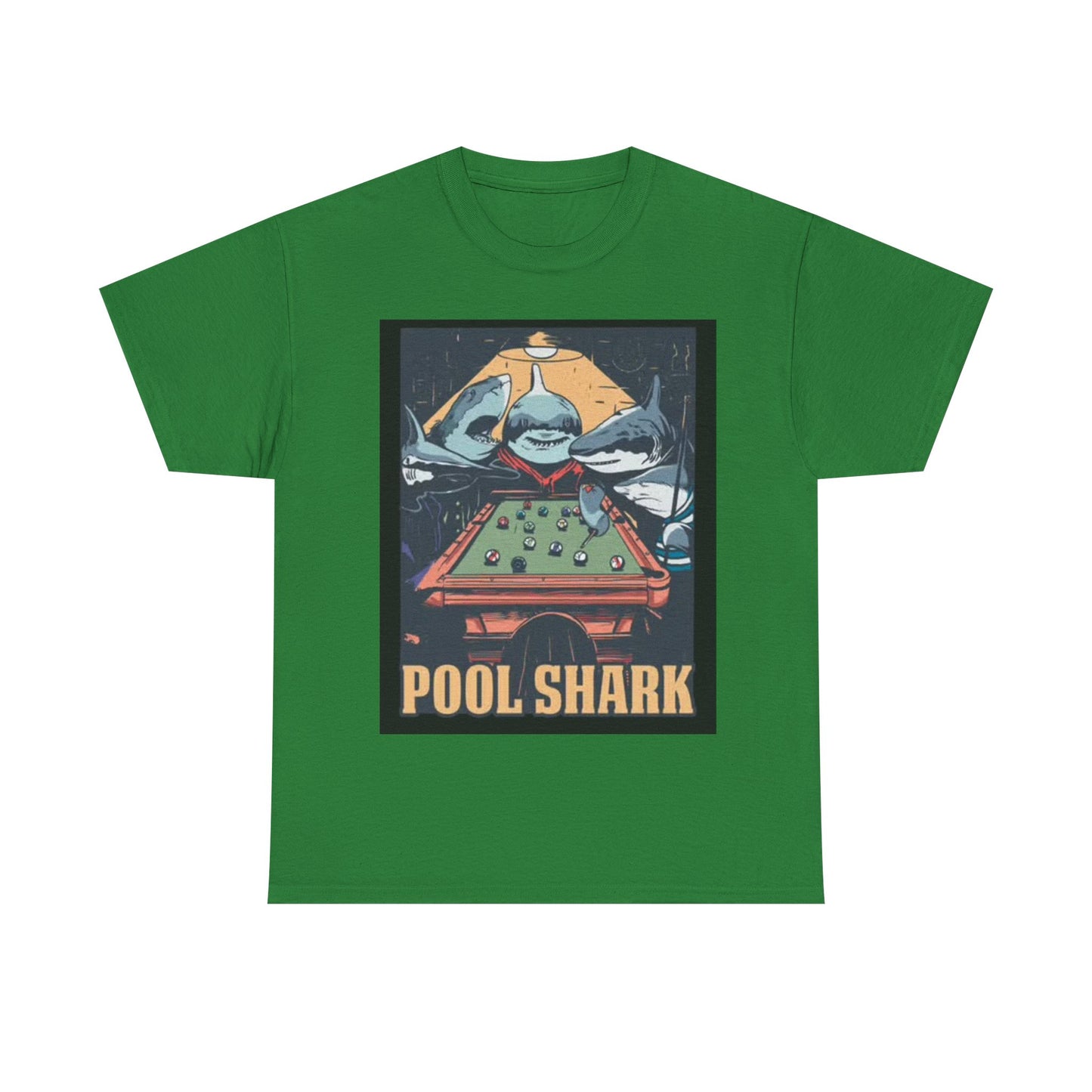 Pool Shark T Shirt Retro Funny Graphic T Vintage Pool Hall Rogan Unisex