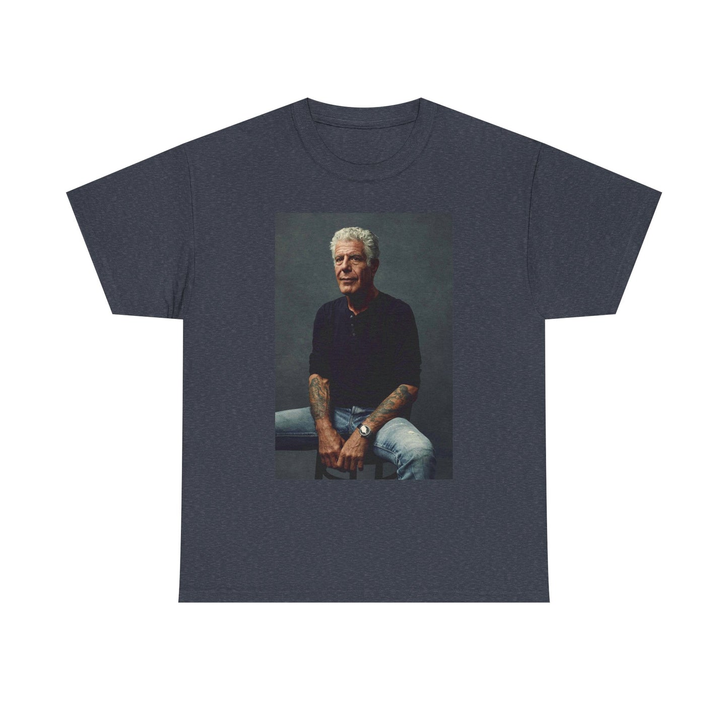 Anthony Bourdain Graphic Shirt Retro New York Chef Kitchen Unisex Heavy Cotton