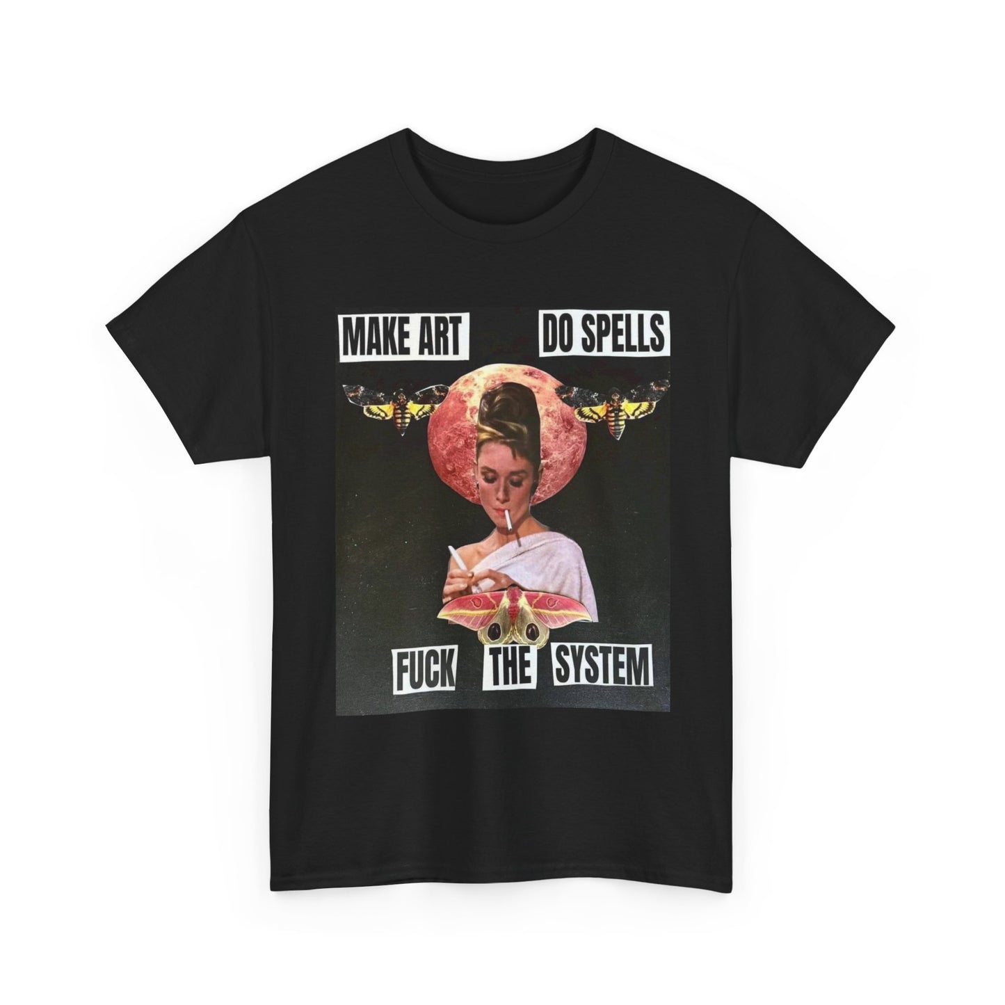 Make Art And Do Spells T Shirt Unisex Heavy Cotton Tee