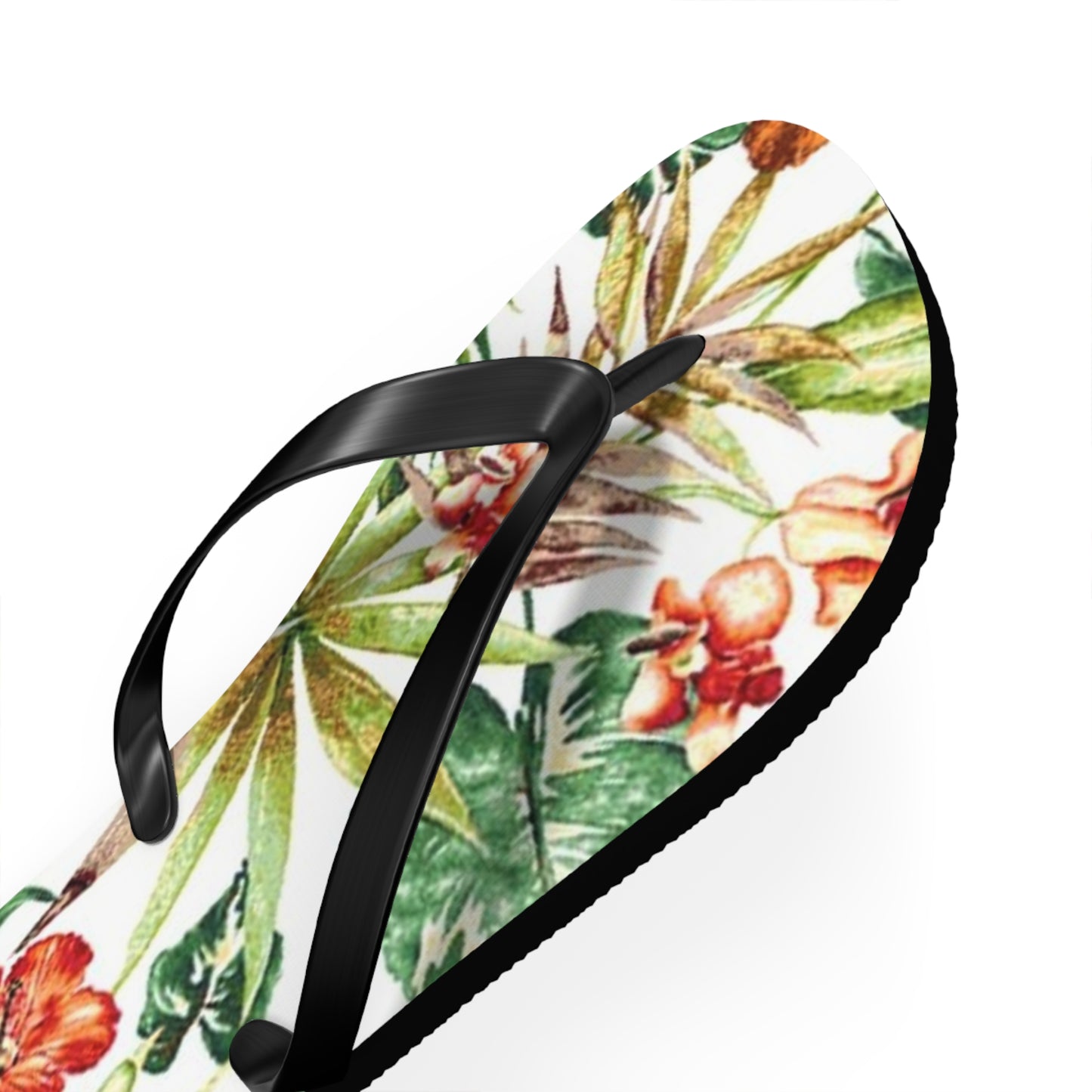 Waves And Sun Sandals Tropical Graphic Summer Flip Flops Slides BRAND NEW