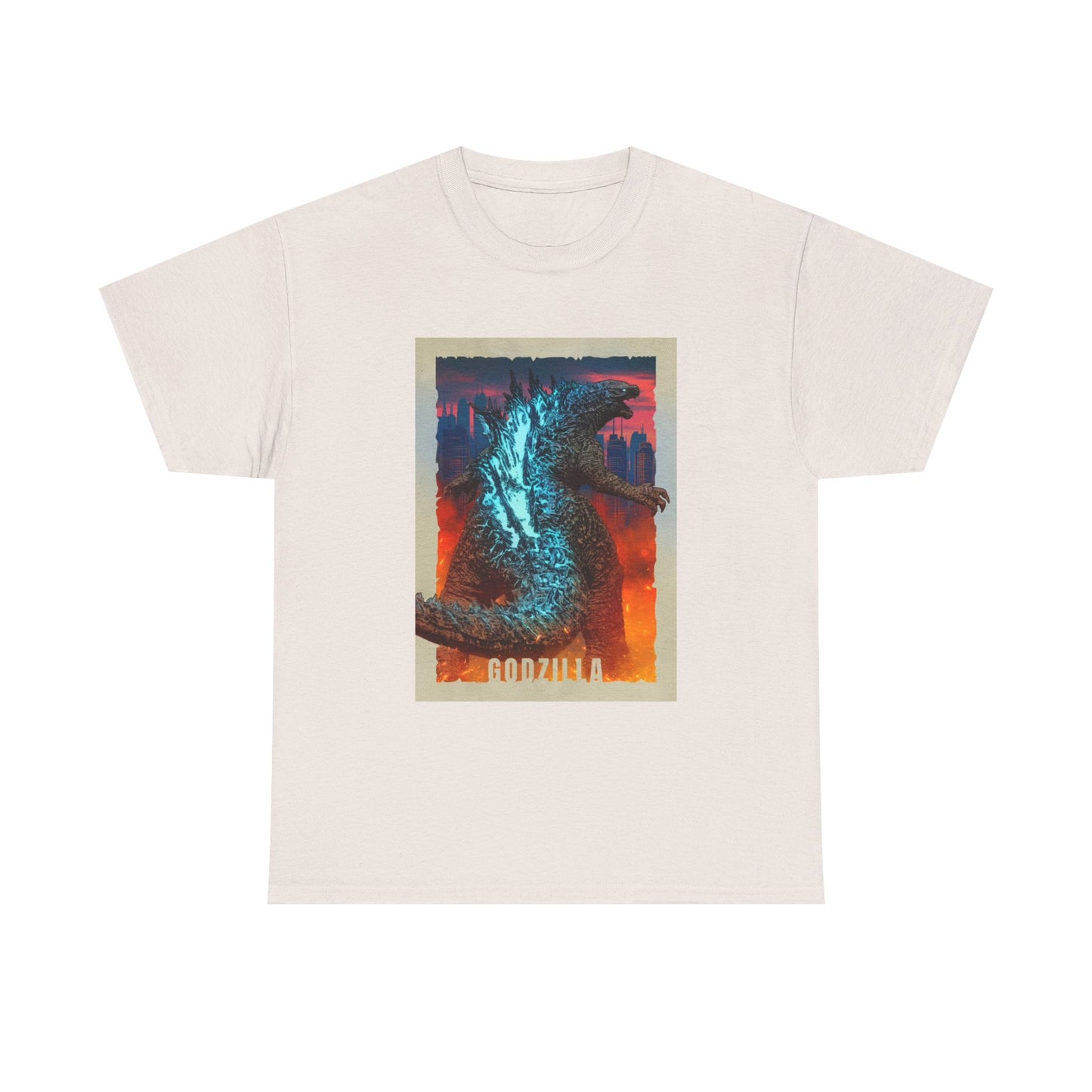 GodZilla Tshirt Vintage Movie Poster Retro Japan Unisex Heavy Cotton Tee
