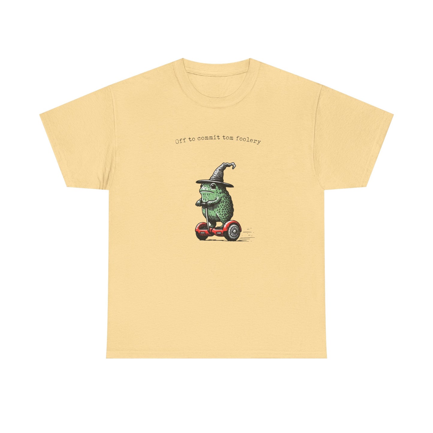 Off To Commit Tomfoolery Graphic T-Shirt Men's Women's Heavy Cotton Tee NEW GIFT
