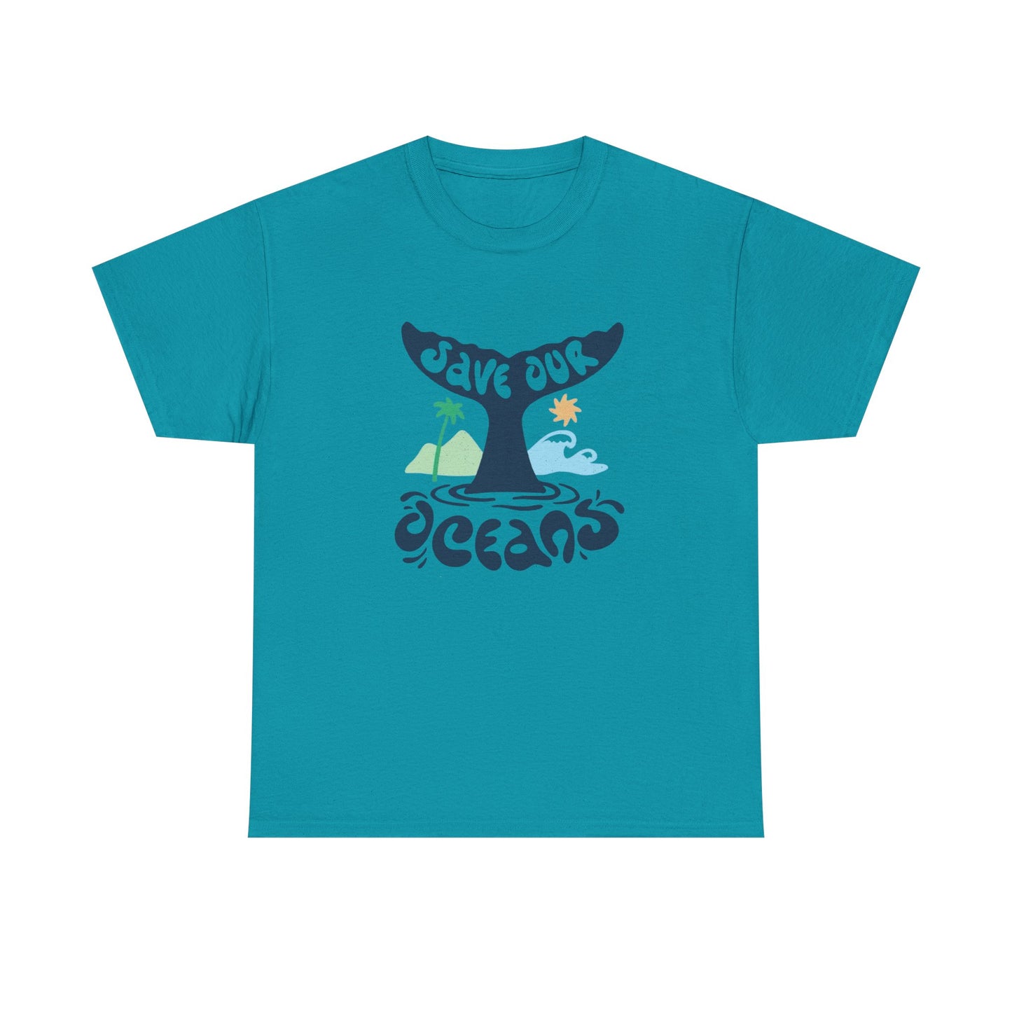 Save Our Oceans Graphic T Shirt Adult NEW