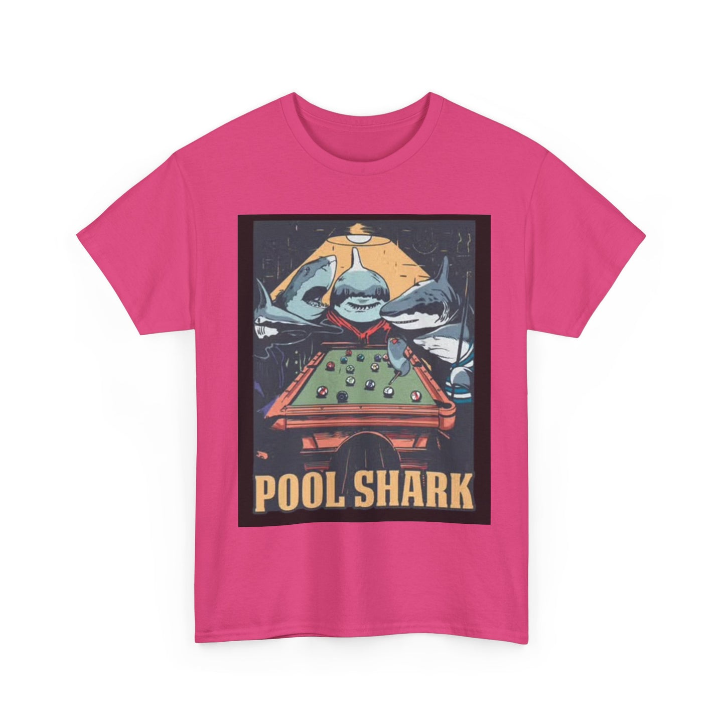 Pool Shark T Shirt Retro Funny Graphic T Vintage Pool Hall Rogan Unisex