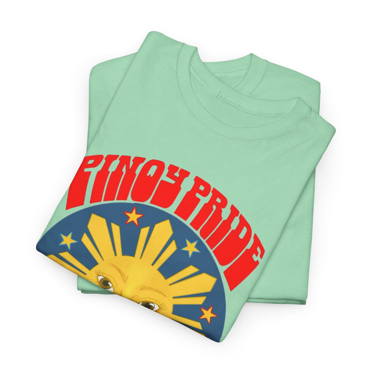 Pinoy Pride Graphic T Shirt Men's Classic Filipino Heavy Cotton Tee