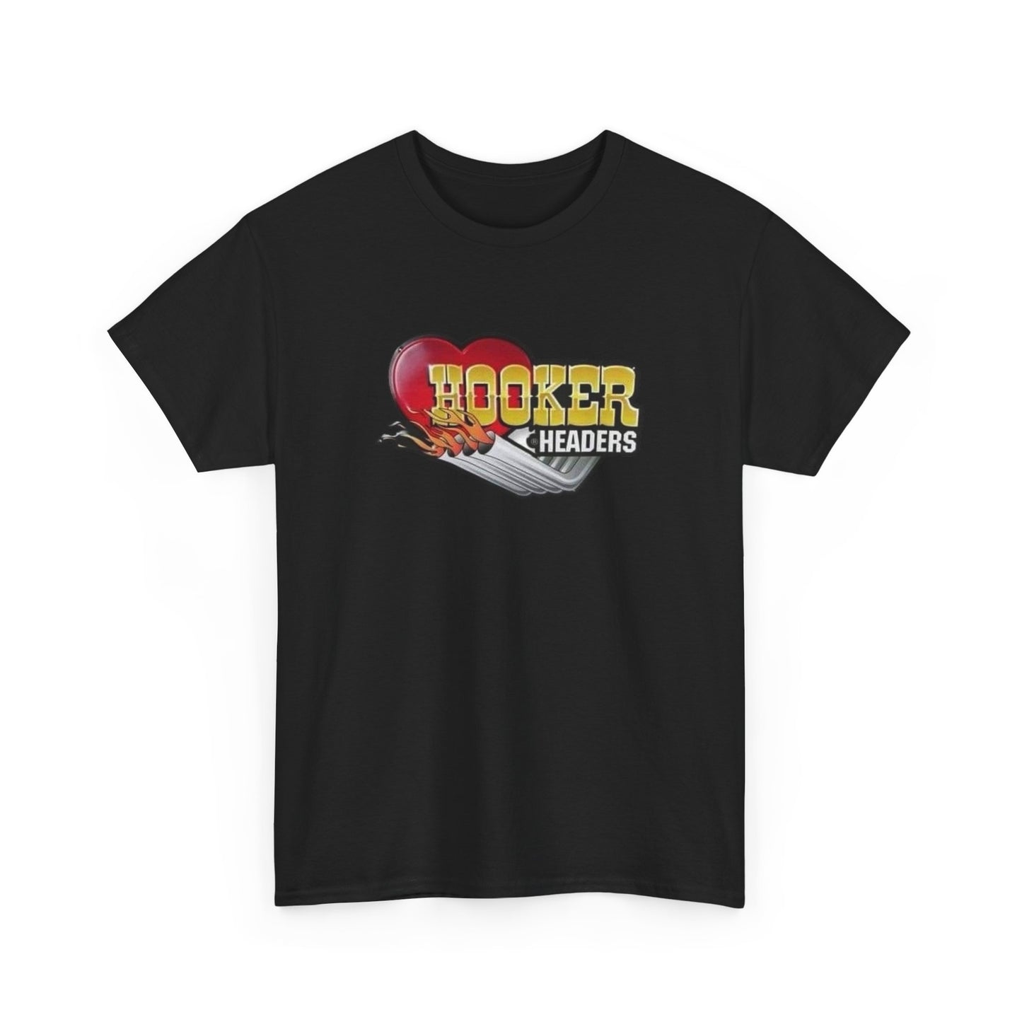Hooker Headers T Shirt Graphic Muscle Car Unisex Heavy Cotton Tee NEW GIFT