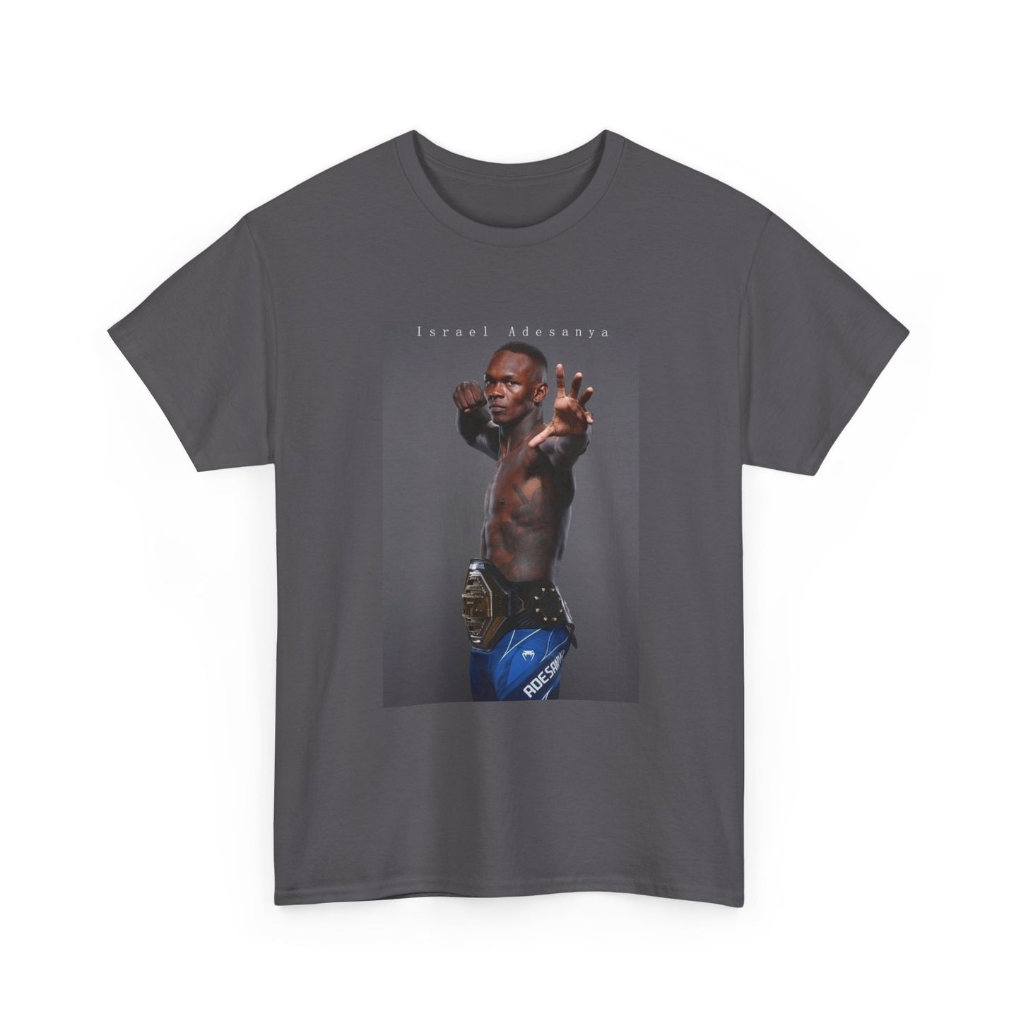 Israel Adesanya Tshirt MMA UFC Merch Champ Graphic Unisex Heavy Cotton Tee