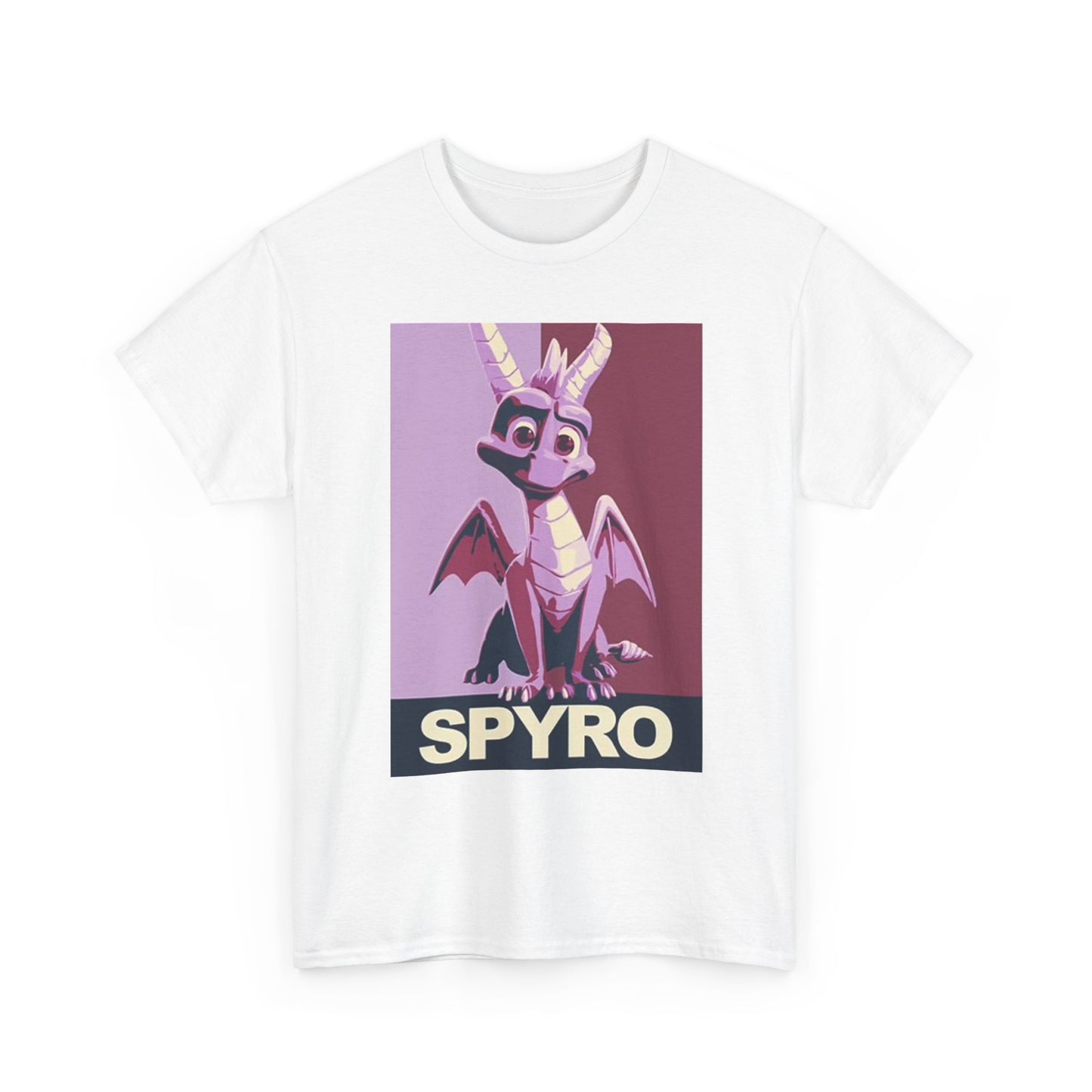 Spyro Graphic T Shirt Vintage VIdeo Games Retro Unisex Heavy Cotton Tee